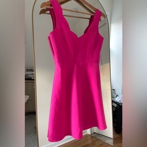 Tobi Swingin Party Scallop Neck A Line Dress